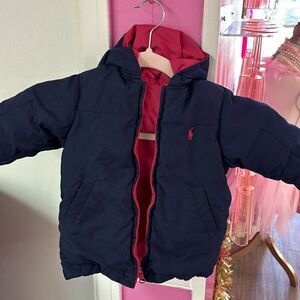 Baby Girl RALPH LAUREN REVERSIBLE COAT